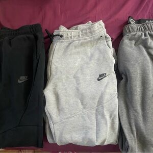 Nike tech and drifit Joggers Lot - Black and Gray